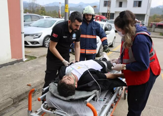 Espiye Devlet Hastanesi’nde Yangın Tatbikatı